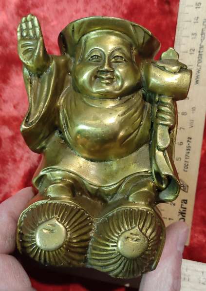 Бронзовая статуэтка Будда с молотком, коллекционная в Ставрополе фото 7