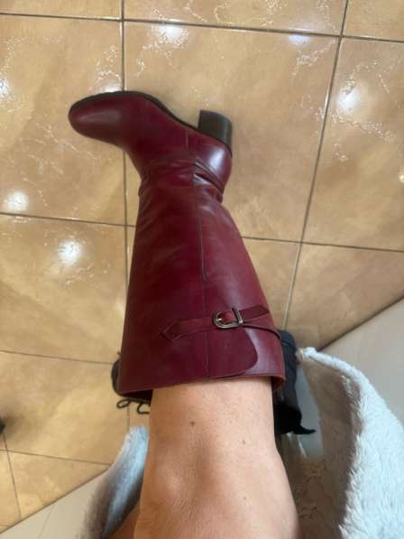 Сапоги кожаные в Москве фото 4