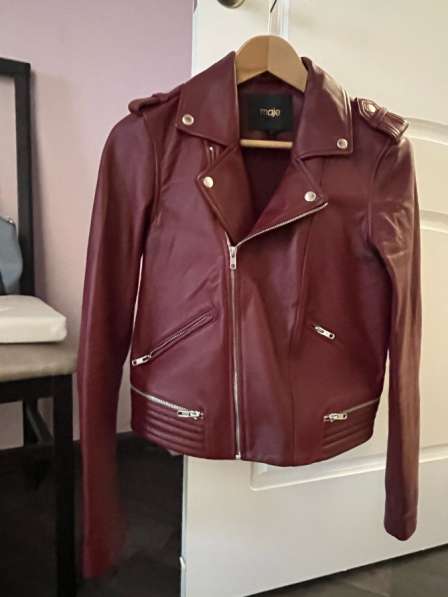 Кожаная куртка MAJE