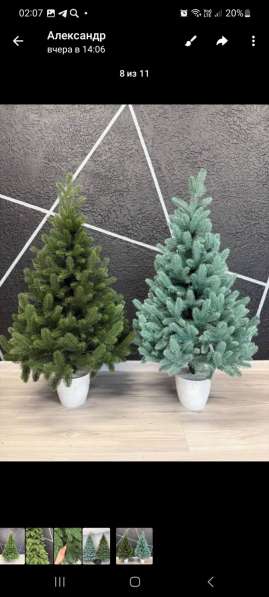 Ель искусственная литая по цене от производителя в Санкт-Петербурге