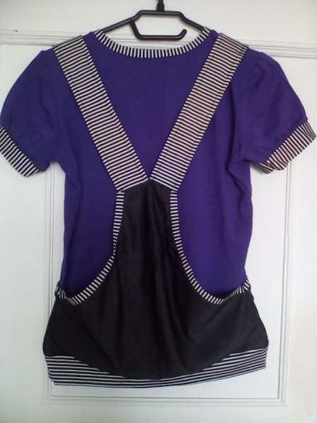 Новая футболка женская кенгуру фиолетовая трикотаж в Самаре