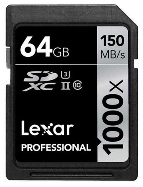 Карта памяти Lexar 64GB 1000x 150MB/s SDXC Card UHS-II U3 4K в Ростове-на-Дону
