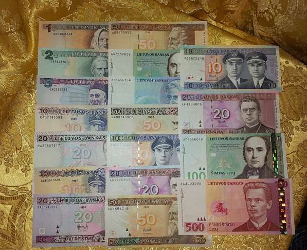 Литва 1991г 1000, 500лит и 1994г 100лит SAA. UNC. РЕДКИЕ в Санкт-Петербурге фото 11