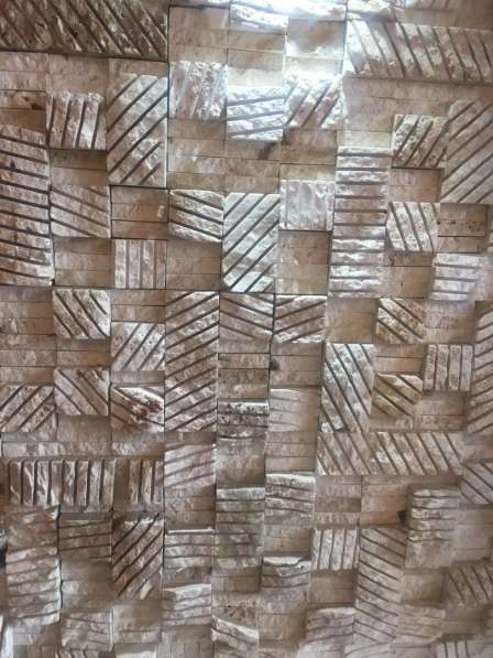 Мозаика из природного камня оникса травертина мрамора в Сочи фото 14