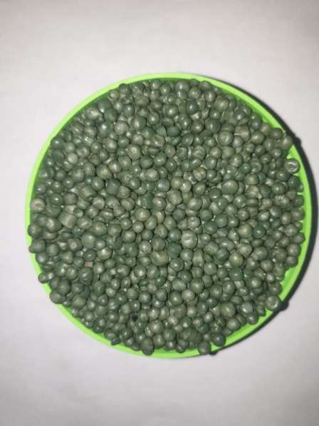 ПНД-вторичный гранулы синий, зелёный