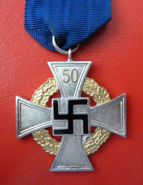 Германия 3 рейх Крест за 50 лет гражданской выслуги в Орле фото 7