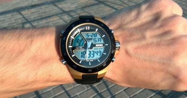 Мужские водонепроницаемые наручные часы Skmei Shark 1016 в фото 4