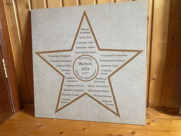 Изготовление выпускных школьных звёзд в Москве фото 6