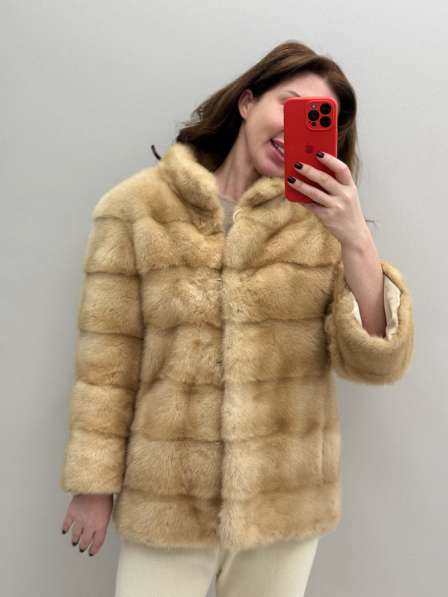 Норковая шуба светлая в Ростове-на-Дону фото 3