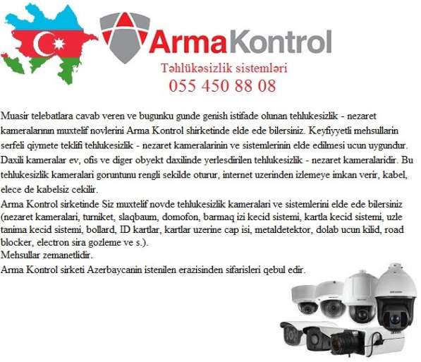 ☆Guvenlik kamerasinin qurasdirilmasi☆