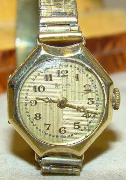 Часы золотые старинные женские ZENTRA (J333) в Москве фото 8