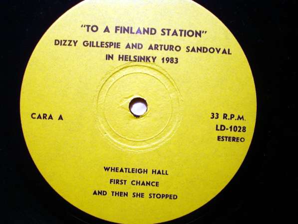 Dizzy Gillespie And Arturo Sandoval ‎– To A Finland Station в Санкт-Петербурге