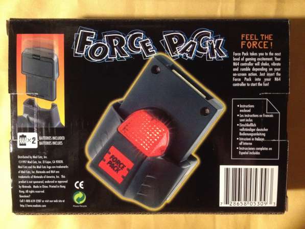 Nintendo 64 Force Pack (аналог Rumble Pak) в Москве фото 3