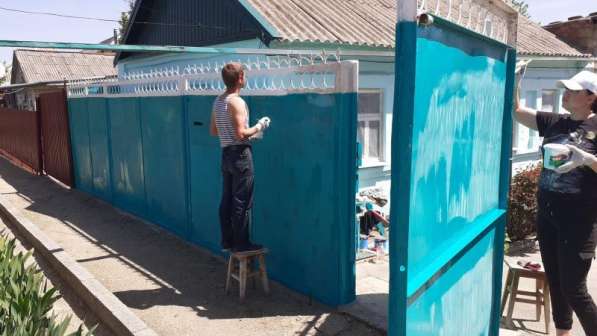 Покраска Фасада Домов, навесов, заборов, решеток, гаражей в Армавире фото 10