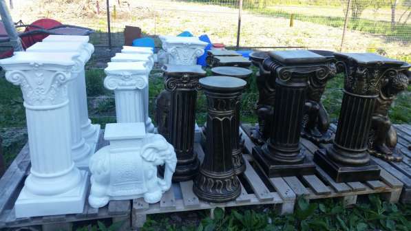 Скульптуры вазы колонны фонтаны в Анапе фото 11