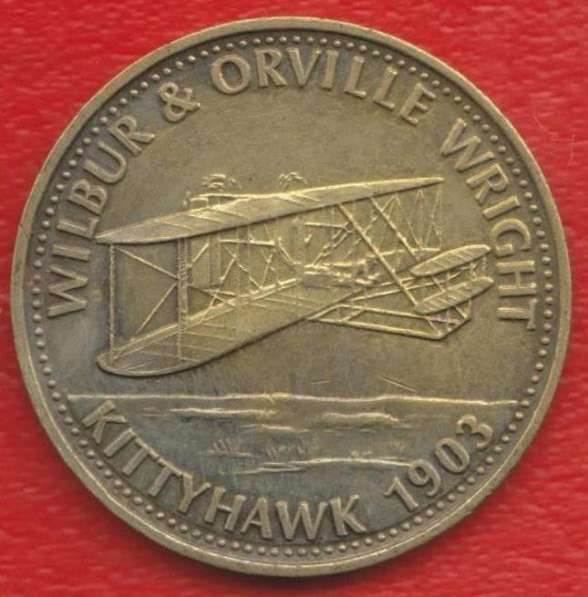 Жетон Shell Шелл Авиация Братья Райт 1903