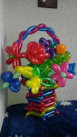 Букеты из шаров, корзины с цветыми в Пензе в Пензе фото 4