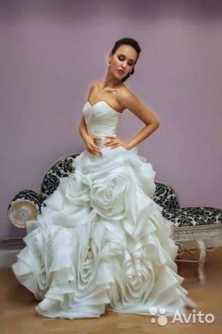 свадебное платье Молочная Роза в Москве фото 5