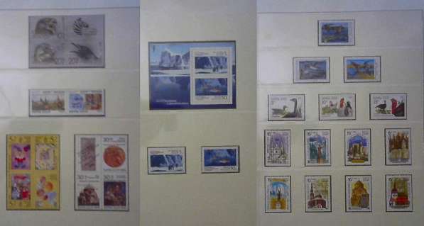 Почтовые марки СССР годовой комплект – 1990 листы Lindner в фото 8