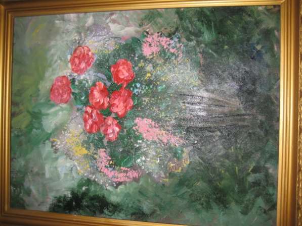 Картина "Цветы" 70x50