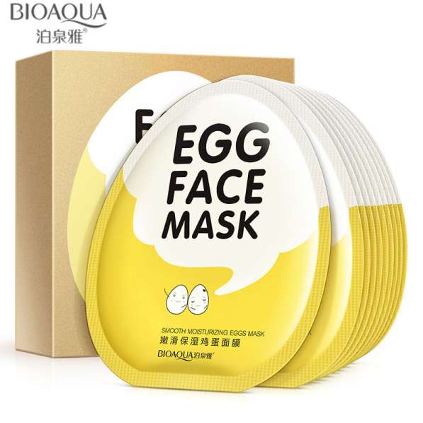Яичная маска для лица (питание, очищение и увлажнение) в фото 5
