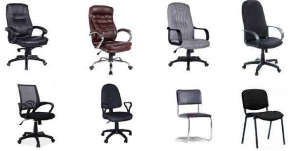 Кресло и стул для руководителя, персонала