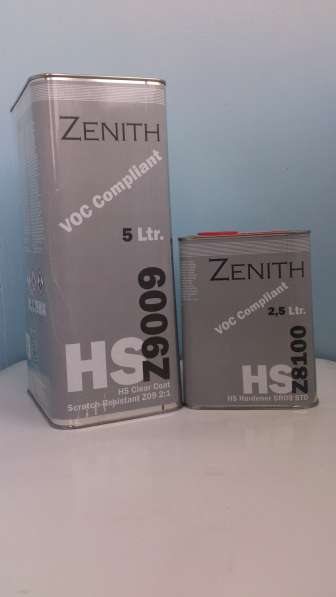 Прозрачный лак ZENITH HS Scratch-Resistant Z09 2:1 5L