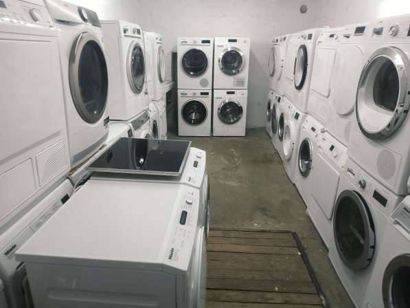 Немецкие стиральные и сушильные машины Miele Bosch AEG в фото 17