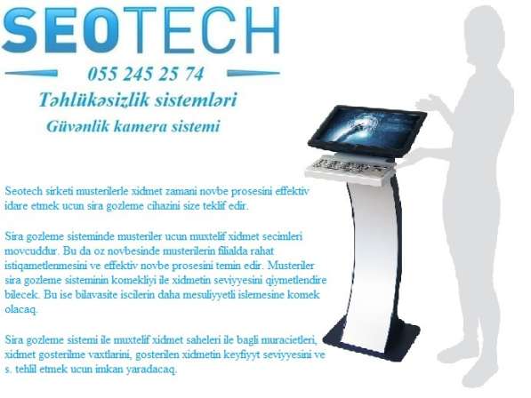 ✓Elektron novbe gozleme sistemi ✓