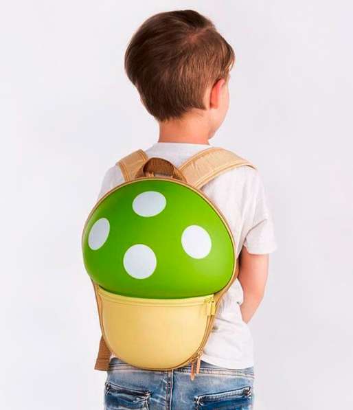 Детский рюкзак Грибок (зеленый) - Supercute