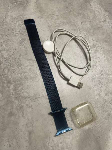 Смарт часы Apple 44 mm синий цвет в Москве