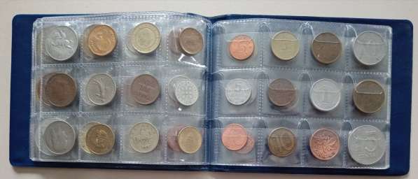 Коллекция иностранных монет мира без повторов 96 шт в Брянске фото 4