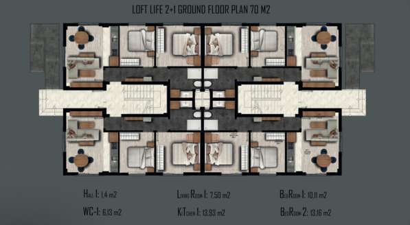 3-к. квартира 70м² Турция, Анталья, Белек в фото 7