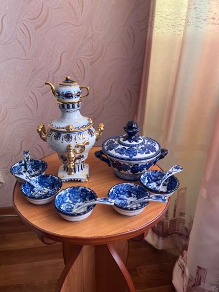 Посуда Гжель