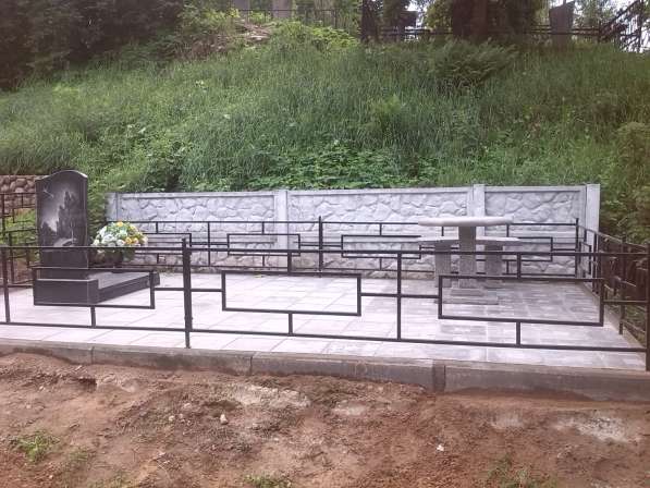 Благоустройство мест захоронений в фото 14