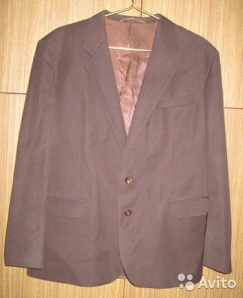 Пиджак мужской коричневый 48-50 размер