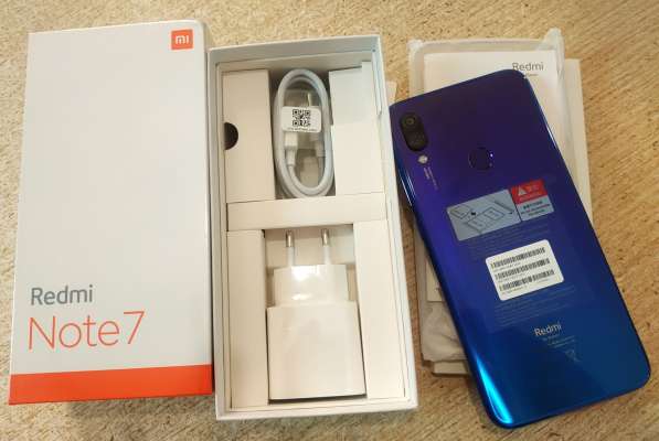Смартфон Redmi Note7 синий градиент 4/64Gb камеры 48+5+13Мп в Сальске фото 4