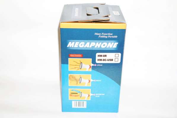 Громкоговоритель мегафон (рупор) Megaphone HW-8C 15W в фото 5
