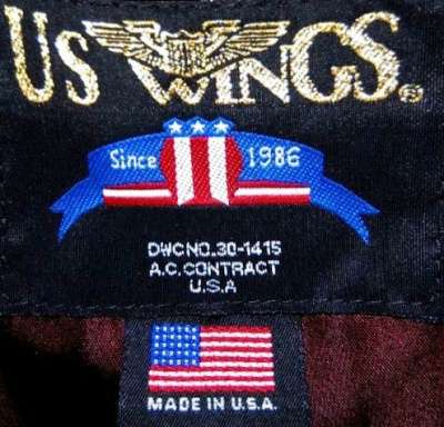 Signature Series Indy-style USAF jacket USWings в Москве