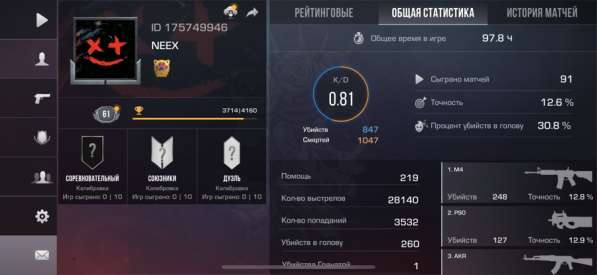 Аккаунт в стендофф 2 в Оренбурге