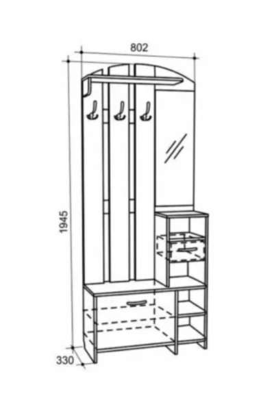 Прихожая Мила дуб Сонома бу в Екатеринбурге фото 6