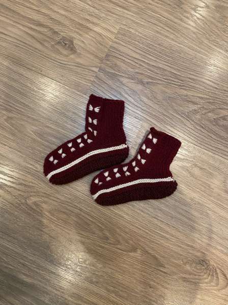 Тапочки вязаные мягкие