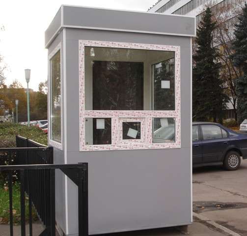 Пост охраны размер 1,5х1,5х2,5м, новый, цена производителя в Москве