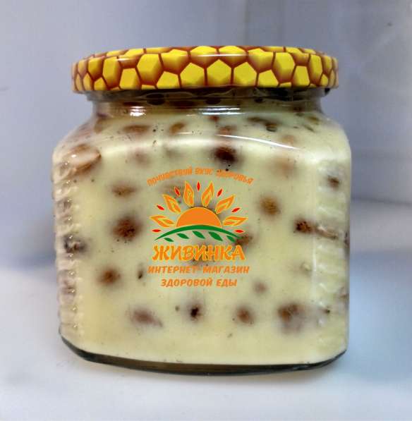 Мёд цветочный с фундуком (полезная вкусняшка)