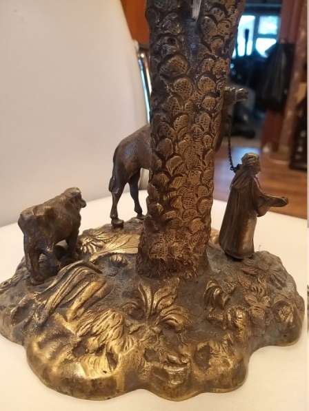 Бронзовая скульптура Бедуин с верблюдом и коровой в Королёве фото 9