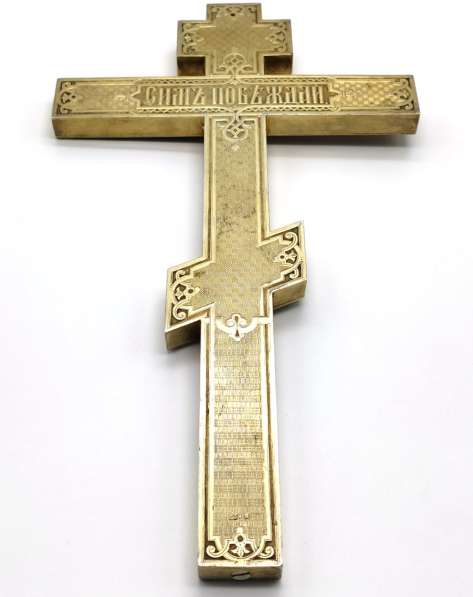 Старинный напрестольный крест. Серебро «84». Москва, 1890 г в Санкт-Петербурге фото 5