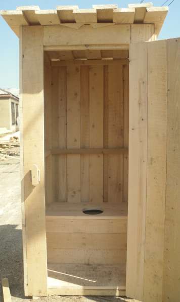 Туалет дачный деревянный в Кемерове фото 5