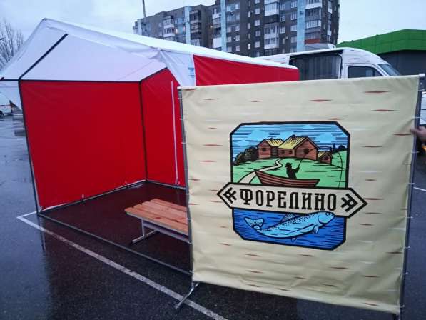 Мобильный шатер 3x3 м. Стальной каркас 30x30 мм в Новокузнецке фото 4