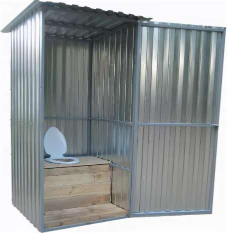 Летний душ и туалет для дачи
