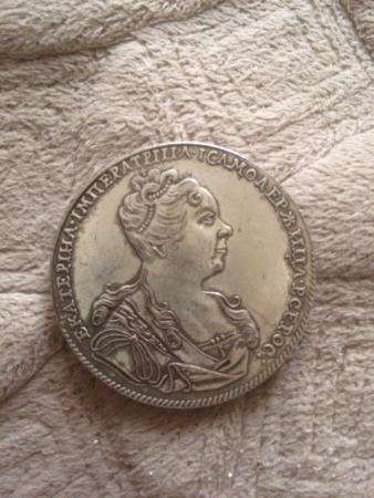 Монета один рубль 1727 год Екатерина в Махачкале
